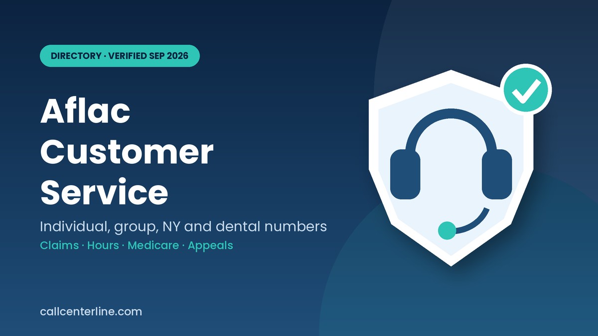Aflac customer service phone numbers